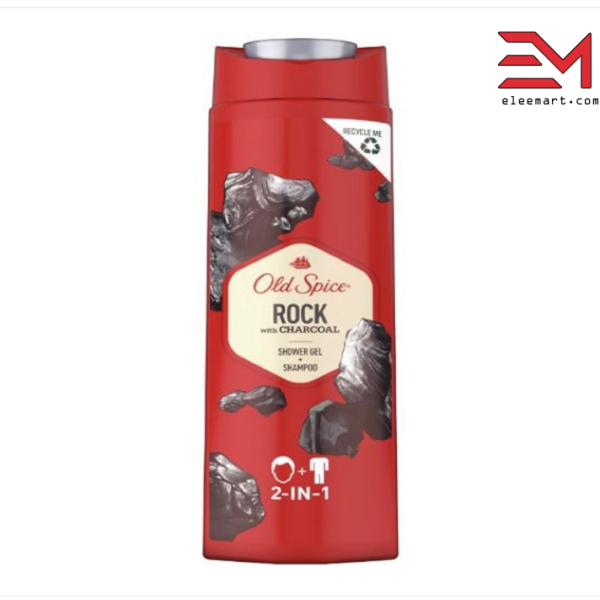 شامپو مو الد اسپایس مدل ROCK with CHARCOAL