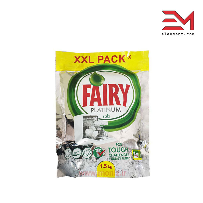 نمک ماشین ظرفشویی فیری پلاتینیوم کیسه ای Fairy Platinum