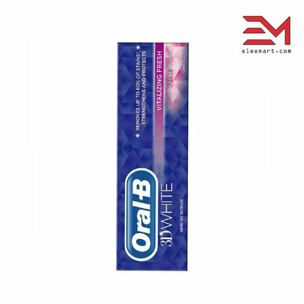 خمیر دندان سه کاره اورال بی مدل Oral-B 3D White