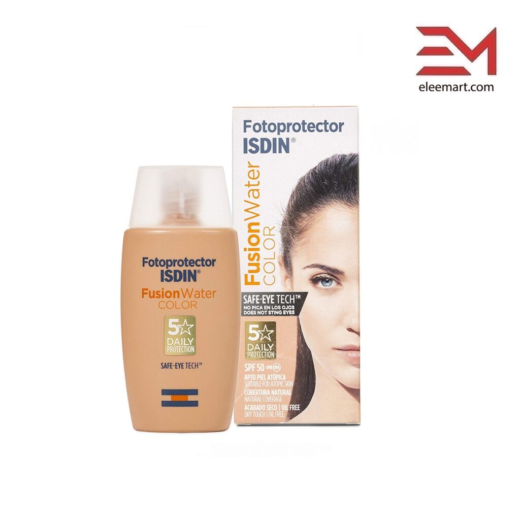 کرم ضد آفتاب ایزدین رنگی فیوژن واتر Isdin Fusion Water SPF50