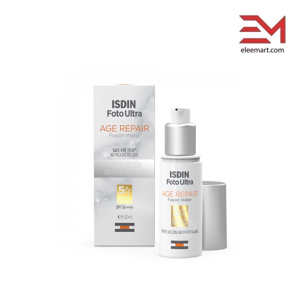 کرم ضد آفتاب جوانساز ایزدین فیوژن واتر Isdin age repair fusion water