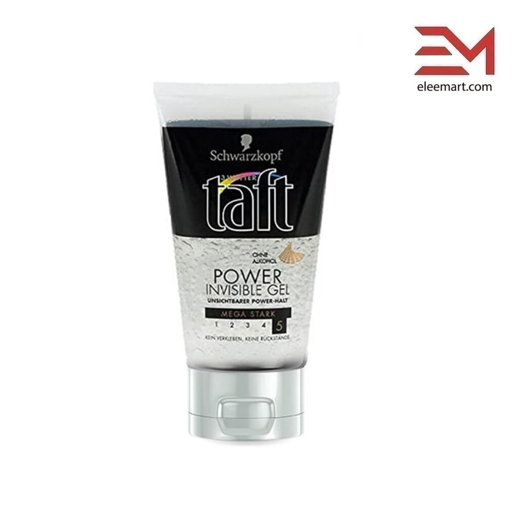 ژل مو حالت دهنده قوی تافت شوارتسکف Taft Men Invisible Gel