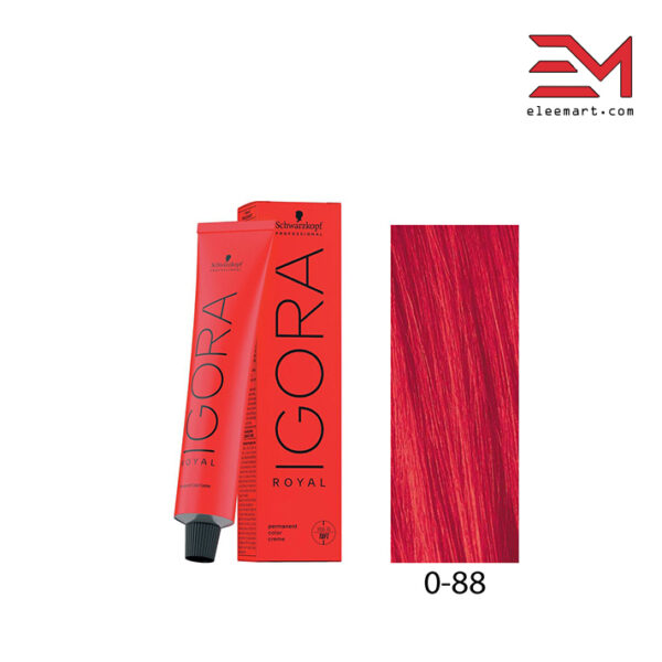 تشدید کننده رنگ قرمز ایگورا 0.88 رویال Igora Royal 0-88