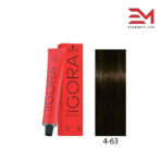 رنگ موی شکلاتی زیتونی متوسط ایگورا 4.63 رویال Igora Royal 4-63