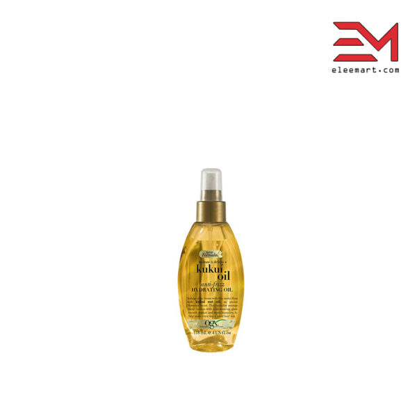 روغن مو آبرسان او جی ایکس ضد موخوره ogx kukui oil anti frizz