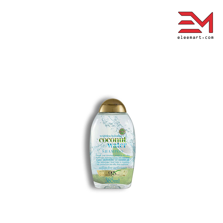 شامپو آبرسان قوی او جی ایکس حاوی آب نارگیل Ogx Water Shampoo