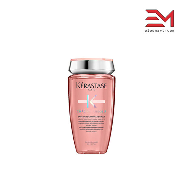 شامپو موی رنگ شده کراستاس احیا کننده Kerastase Chroma Absolu Bain Riche