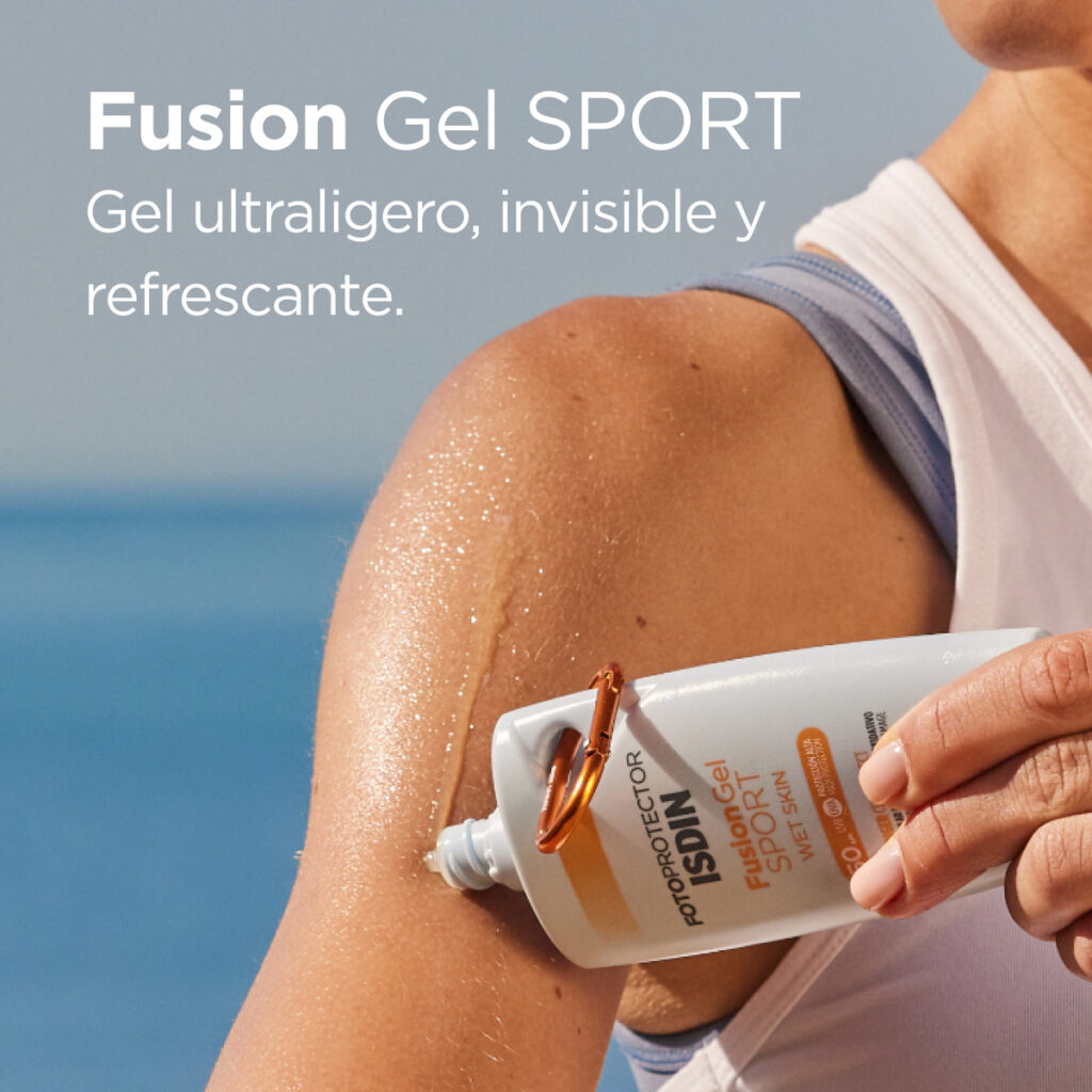 ژل ضد آفتاب ایزدین مناسب ورزش Isdin Fusion Gel Sport